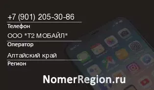 Кто звонил с 9012053086 - регион и оператор